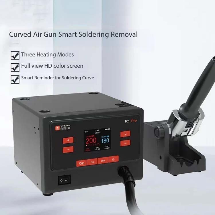 YCS R1 Pro 1000W Intelligent Soldering Station Hot Air Gun with 4 Nozzles